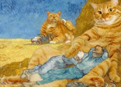 Vincent van Gogh, The Siesta with Cats