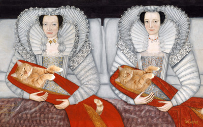 British School 17th century, Cholmondeley Cat Ladies